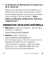 Preview for 102 page of Motorola WHISPER User Manual