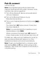 Preview for 7 page of Motorola Wireless Keyboard Quick Start Manual