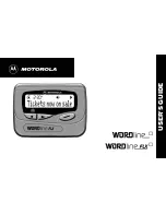 Motorola WORDline User Manual preview