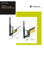 Motorola WPCI810G User Manual preview