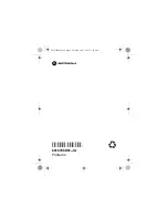 Предварительный просмотр 128 страницы Motorola WPLN4225 User Manual