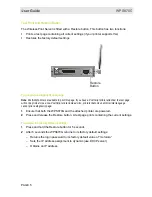 Preview for 12 page of Motorola WPS870G - Wireless Print Server User Manual