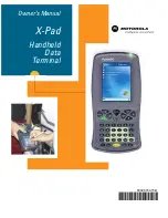 Motorola X-Pad Owner'S Manual preview