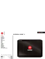 Motorola XOOM 2 series User Manual preview