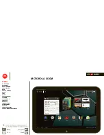 Motorola XOOM User Manual preview