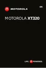 Preview for 1 page of Motorola XT320 Manual