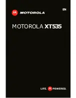 Motorola XT535 Instructions Manual preview