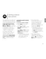 Предварительный просмотр 19 страницы Motorola XT801 User Manual