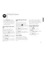 Предварительный просмотр 27 страницы Motorola XT801 User Manual