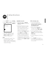 Предварительный просмотр 33 страницы Motorola XT801 User Manual