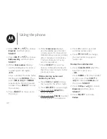 Предварительный просмотр 40 страницы Motorola XT801 User Manual