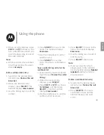 Предварительный просмотр 41 страницы Motorola XT801 User Manual