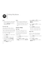 Предварительный просмотр 42 страницы Motorola XT801 User Manual