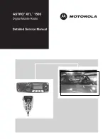 Предварительный просмотр 1 страницы Motorola XTL 1500 Detailed Service Manual