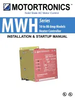 Предварительный просмотр 1 страницы motortronics MWH Series Installation & Start-Up Manual