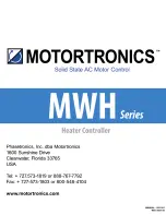 Предварительный просмотр 14 страницы motortronics MWH Series Installation & Start-Up Manual