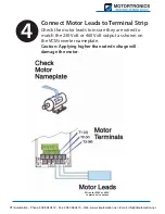 Предварительный просмотр 6 страницы motortronics VCM series Quick Start Manual