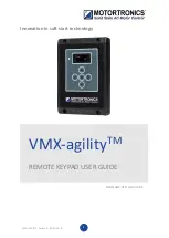 motortronics VMX-agility Series User Manual preview