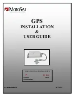 MotoSAT 213-GPS-002 User Manual preview