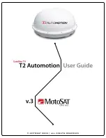MotoSAT AutoMotion Dome T2 User Manual preview