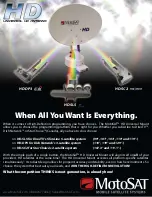 MotoSAT D-DP3 Specification Sheet preview