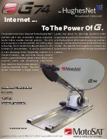 MotoSAT DataStorm G74 Brochure & Specs предпросмотр