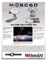 MotoSAT MSC60 Specification Sheet preview