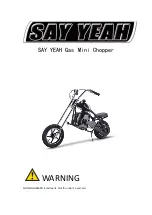 Preview for 1 page of MotoTec SAY YEAH 49cc Manual