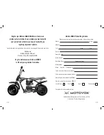 Preview for 20 page of Motovox MBx10 Owner'S Manual