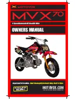 Preview for 1 page of Motovox MVX70 Owner'S Manual