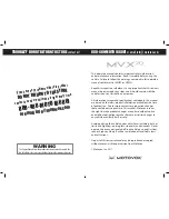 Предварительный просмотр 2 страницы Motovox MVX70 Owner'S Manual