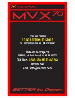 Preview for 27 page of Motovox MVX70 Owner'S Manual