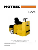 Preview for 1 page of Motrec T-224 Operator And  Maintenance Manual