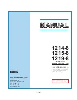 Preview for 23 page of Motrec T-448HD Operator And  Maintenance Manual