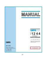 Preview for 27 page of Motrec T-448HD Operator And  Maintenance Manual