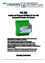 Motrona FM 260 Operating Instructions Manual предпросмотр