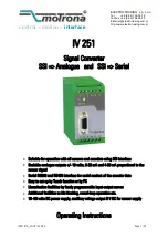 Motrona IV 251 Operating Instructions Manual preview