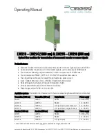 Motrona LW213 Operating Manual предпросмотр