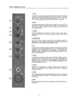 Предварительный просмотр 4 страницы MOTTAUDIO B81XP Operating Instructions Manual