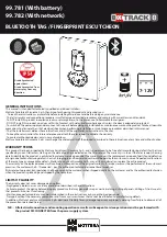 Preview for 1 page of Mottura XTRACK 99.781 Manual