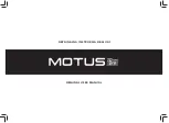 Motus 10 sport pro Original User Manual preview