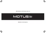 Preview for 1 page of Motus 10 sport pro Original User Manual