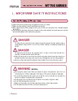 Preview for 4 page of Motus M770E User Manual