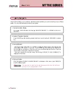 Preview for 16 page of Motus M770E User Manual