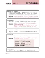 Preview for 18 page of Motus M770E User Manual