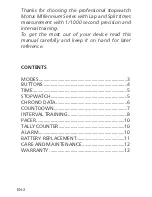 Preview for 2 page of Motus Millennium MT50 User Manual