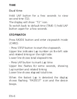 Preview for 6 page of Motus Run MT101 User Manual