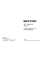 MOTY-KO 14DD Instruction Manual preview