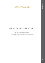 Preview for 5 page of Mouawad Grande Ellipse Reveil Instruction Manual