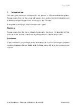 Preview for 4 page of MOULDPRO Flosense 4.0 Installation & User Manual